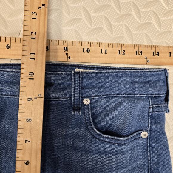 Rag & Bone Jeans Womens 27 Nina High Rise Ankle Flare Poppy Designer Cropped - Picture 10 of 11